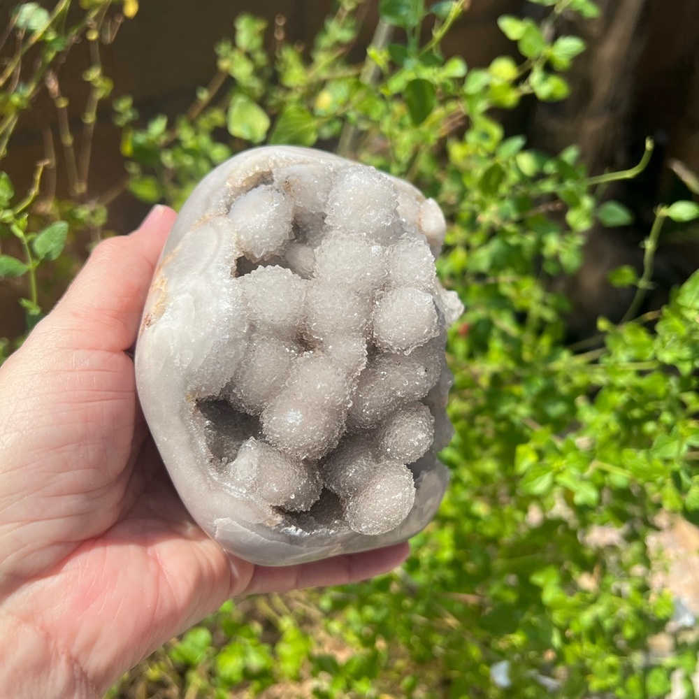 Quartz Crystal bubble druzy Freeform. Sparkly - Picture 6 of 8